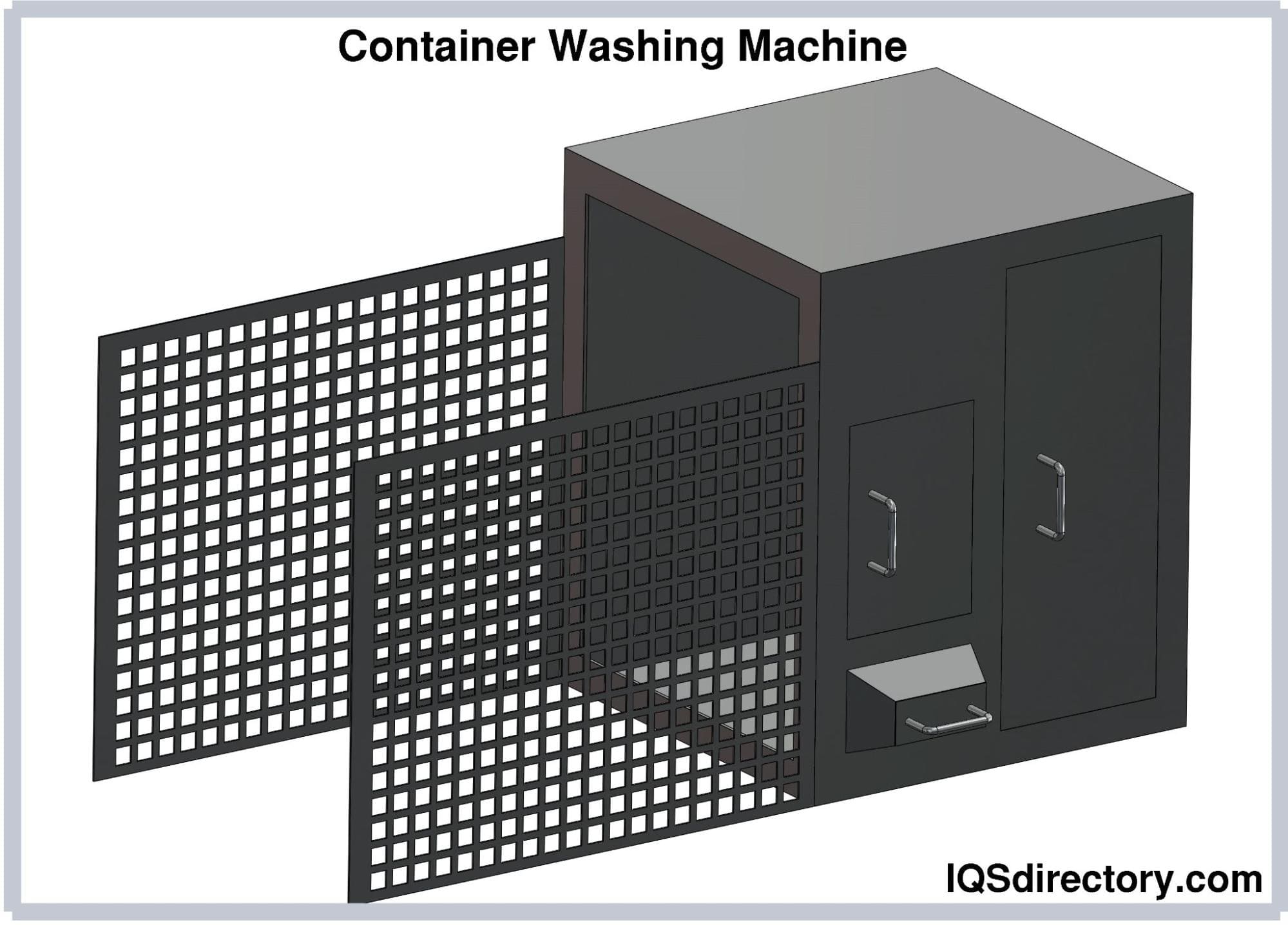 Container Washing Machine